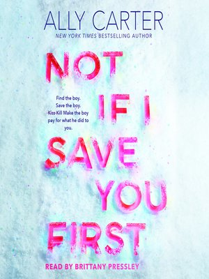 cover image of Not If I Save You First